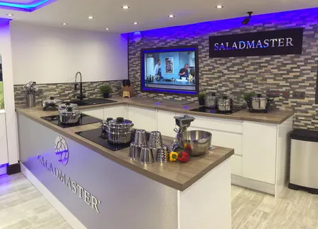 Saladmaster demonstration kitchen